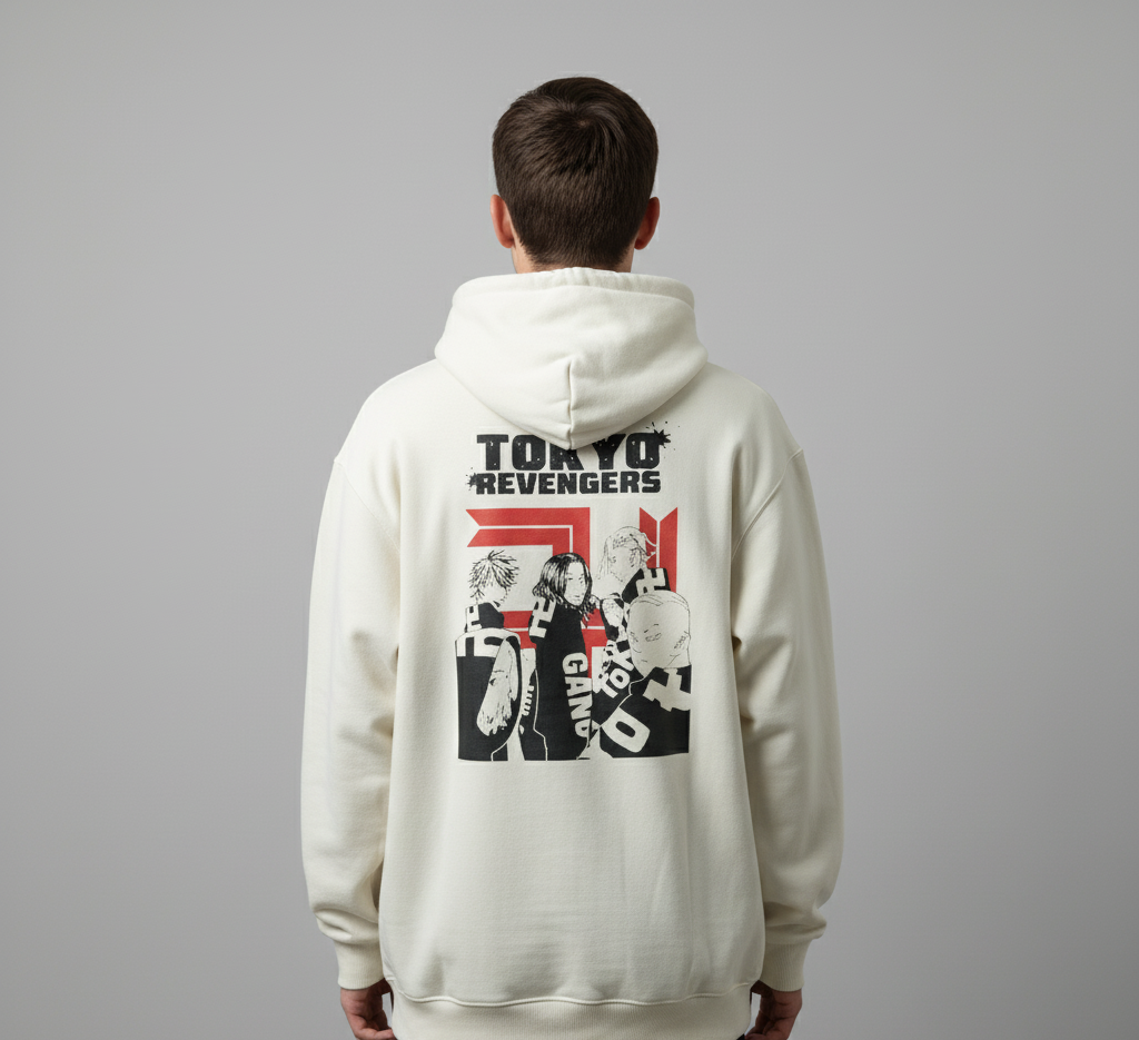 "Tokyo revengers" beige hoodie
