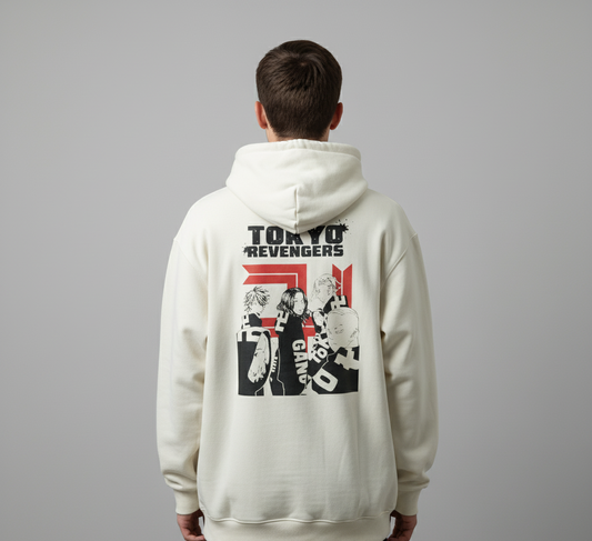 "Tokyo revengers" beige hoodie
