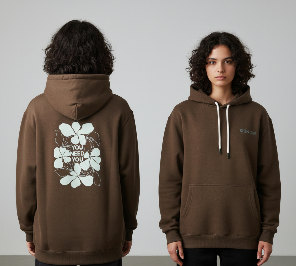 Limited "You need you" Brown hoodie