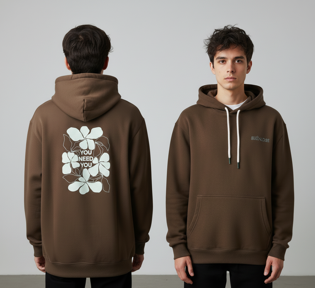 Limited "You need you" Brown hoodie