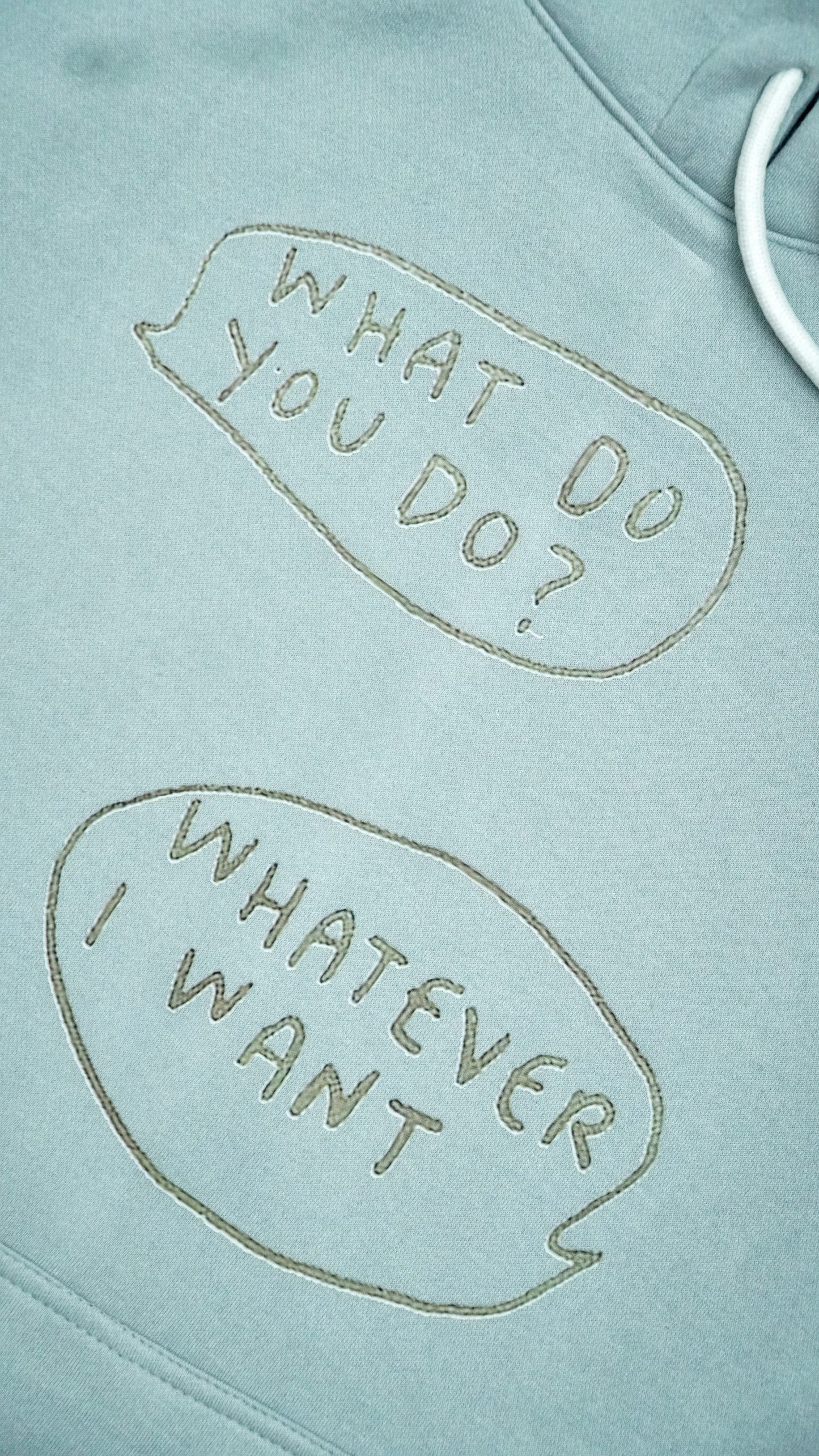 Limited grey printed hoodie