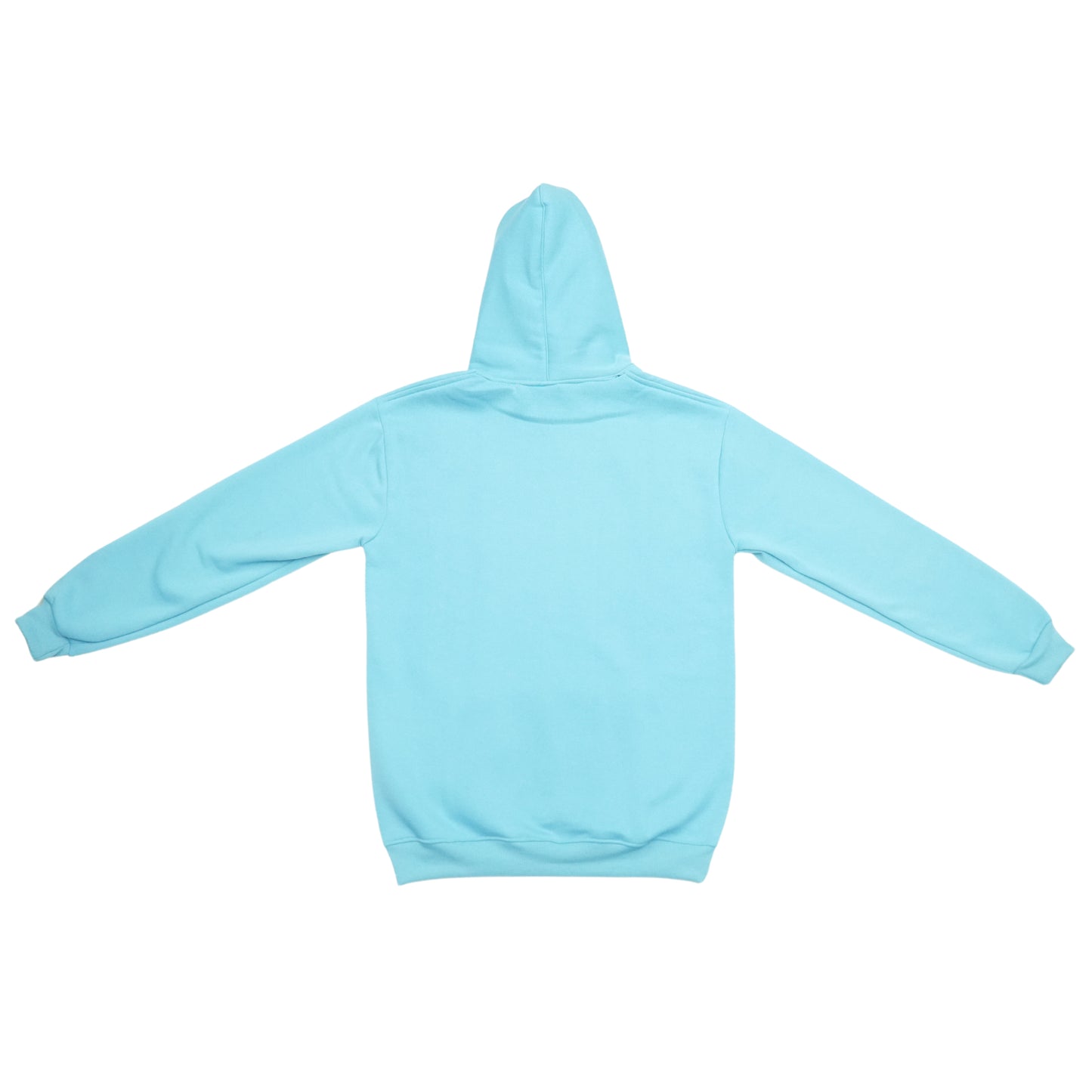 Limited Sky-blue printed hoodie
